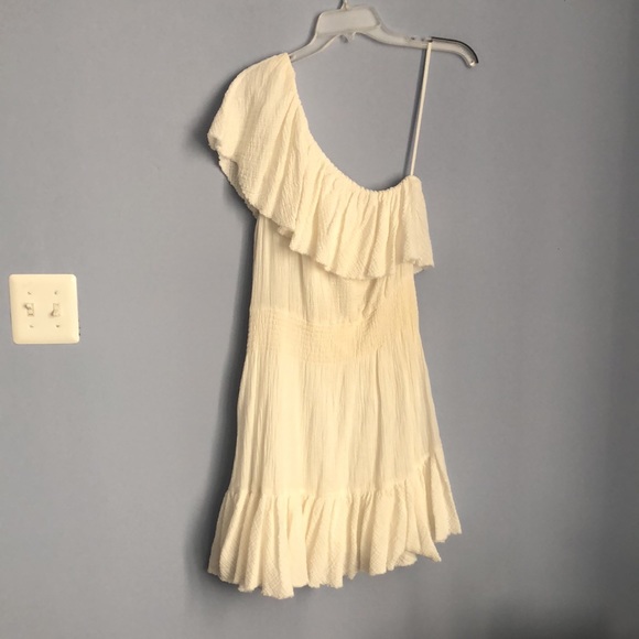 ⭕️ PRICE FIRM 🎉HP🎉 Rebecca Taylor Size Medium Ella Fil Coupe One Shoulder Dress - Picture 3 of 7